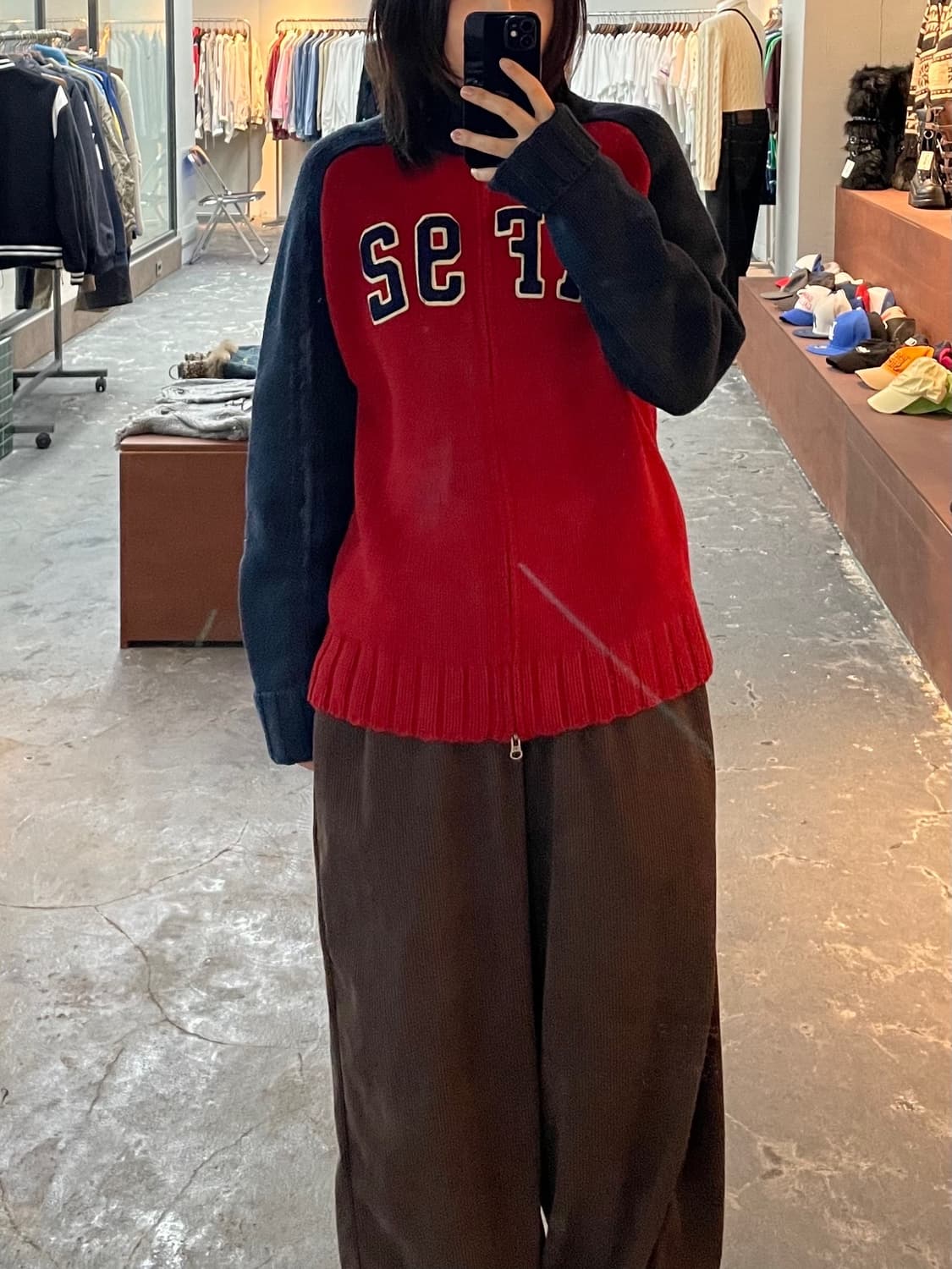 아베크롬비 풀 집업 램스울 스웨터 H841 상품이미지1