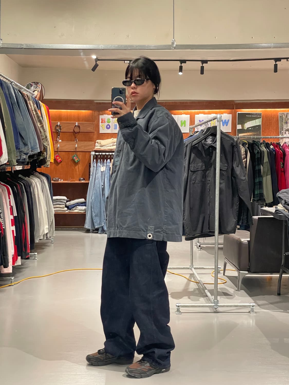 빈티지 프렌치 워크 자켓 상품이미지2