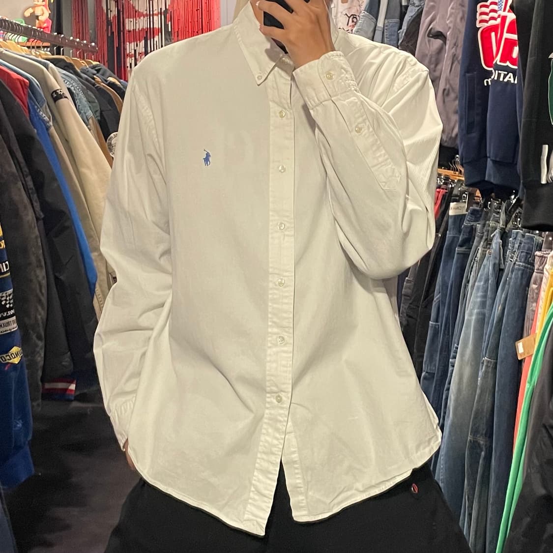 [IM] Polo 폴로 화이트셔츠 상품이미지1