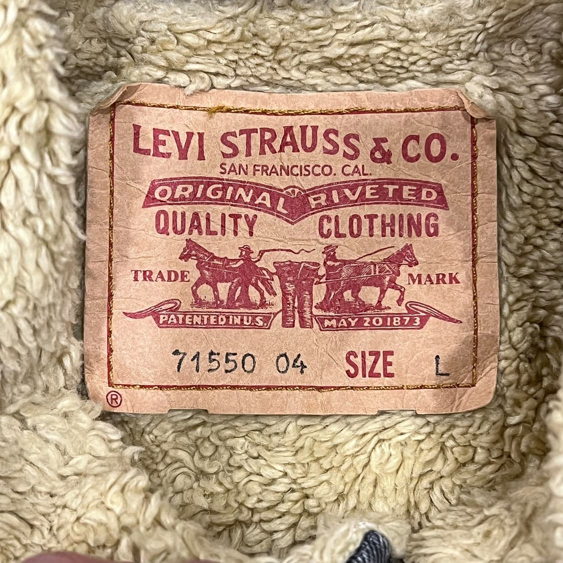 리바이스 셰르파 흑청 데님자켓 s08672 상품이미지6