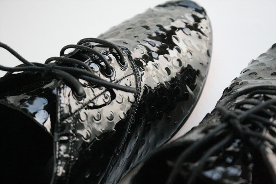 SAINT LAURENT 생로랑 페이턴트 가죽 구두 새제품 상품이미지5