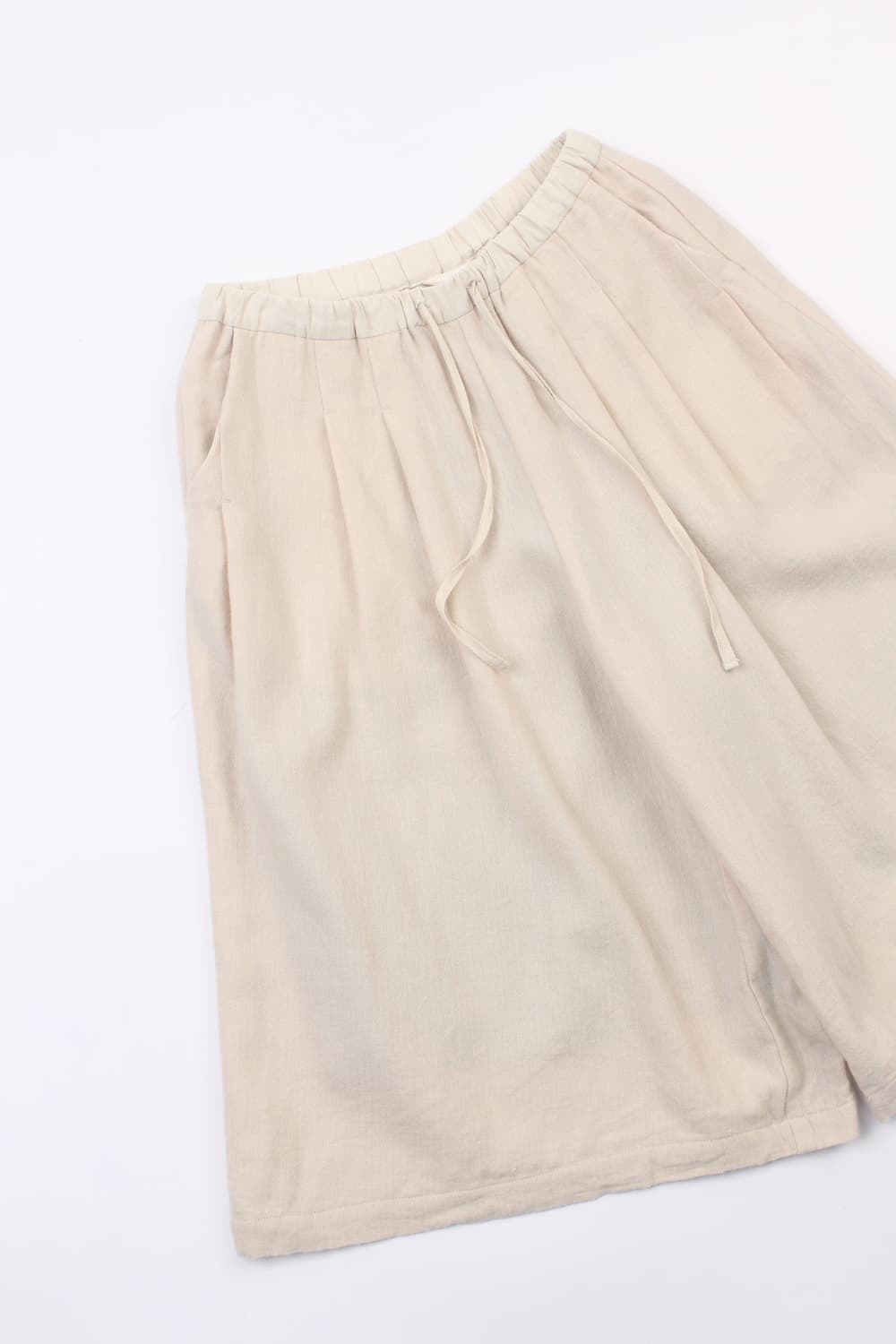 STUDIO CLIP  Natural Linen Wide Shorts 상품이미지2