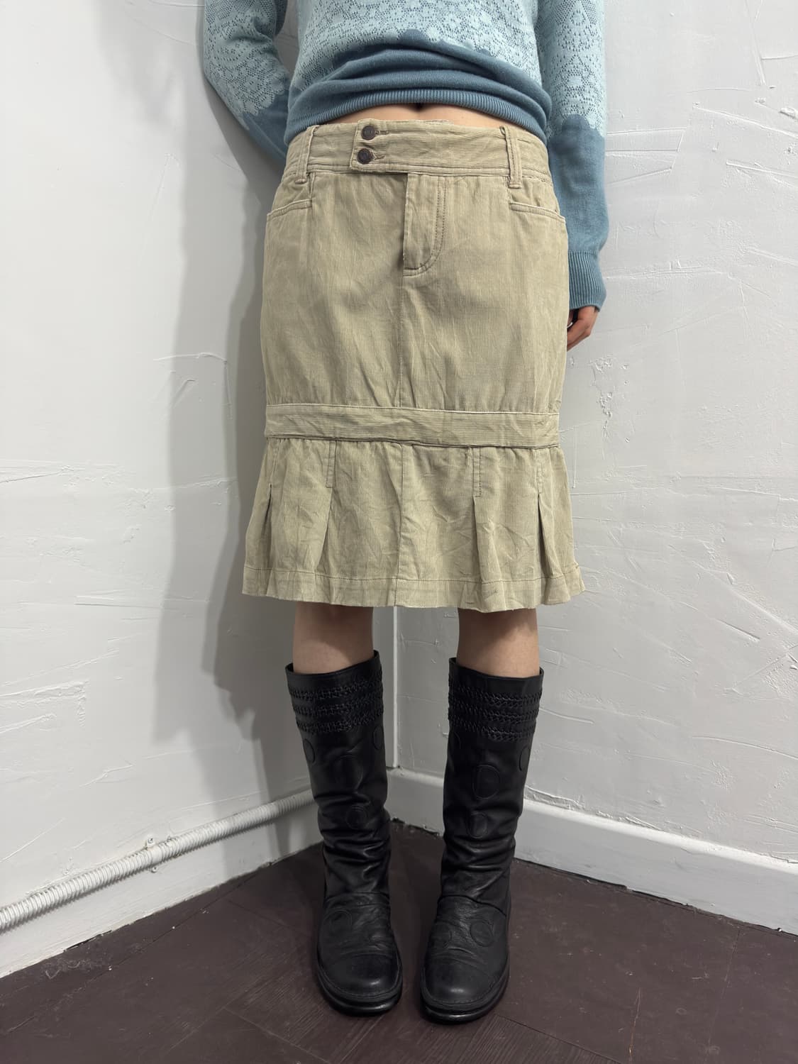 american eagle corduroy design skirt 상품이미지5