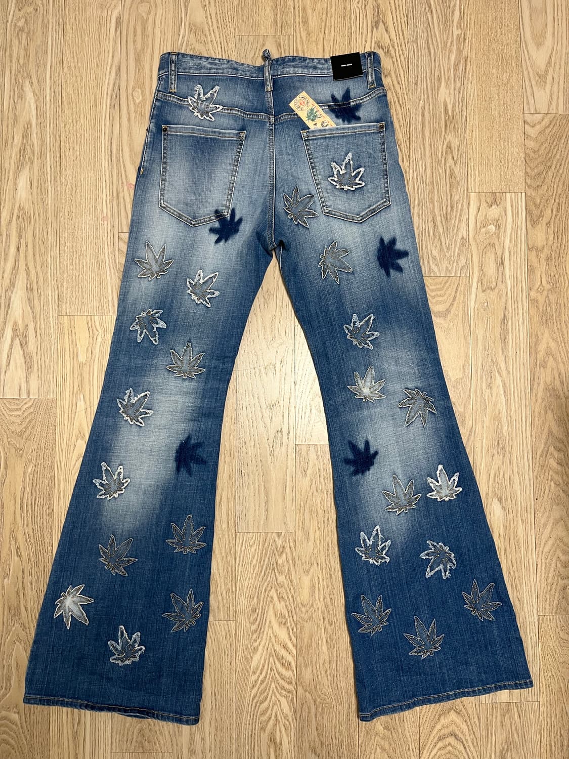 디스퀘어드2 올오버 패치 부츠컷 진 상품이미지2