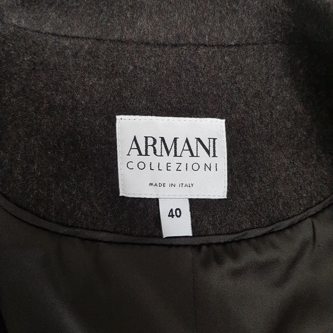 아르마니 꼴레지오니 이탈리아 울 더블 롱코트 40사이즈 상품이미지8