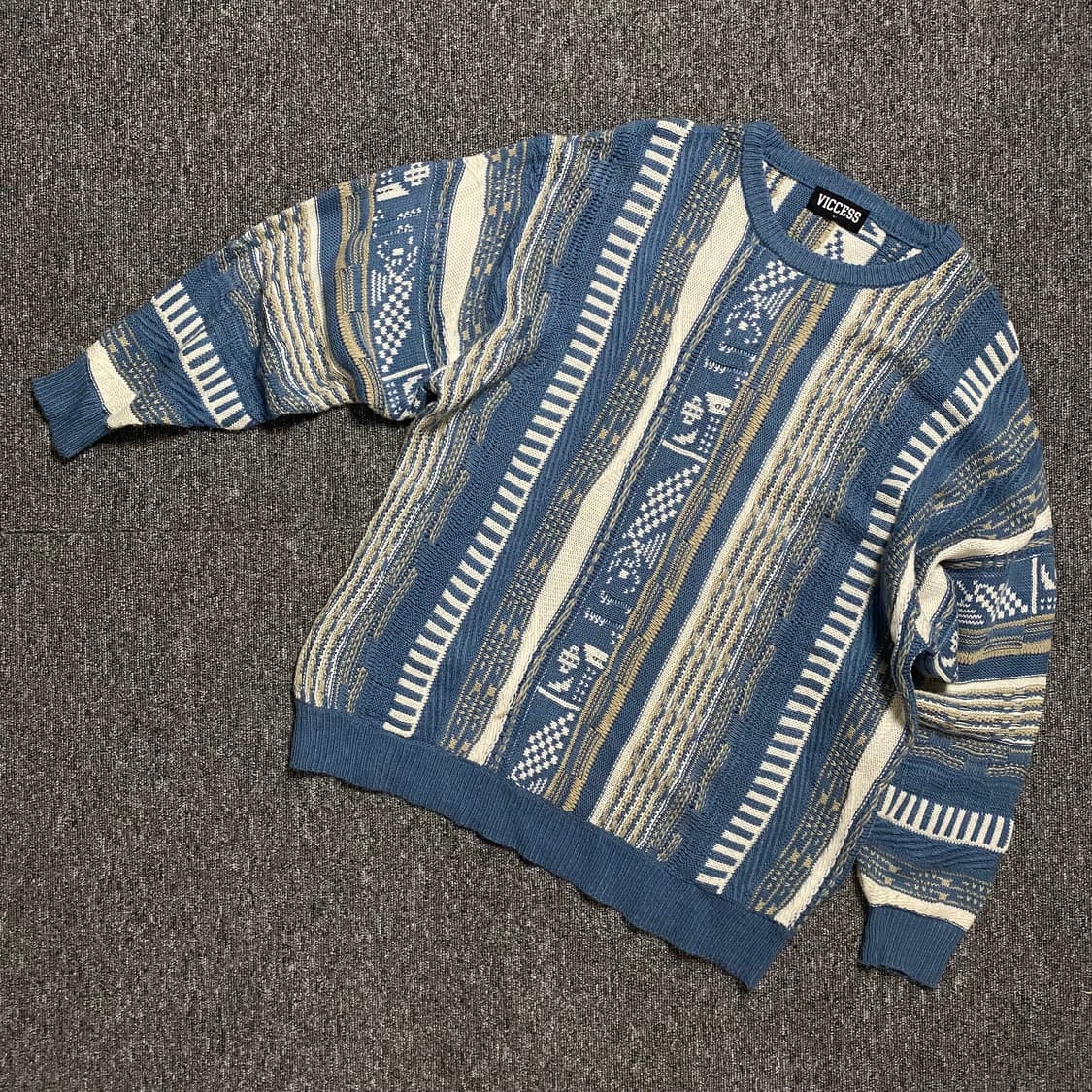 🌊 3D cable knit 상품이미지1