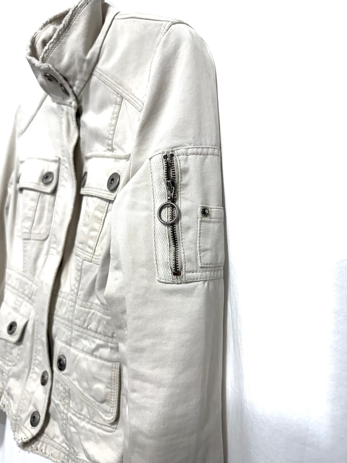 Ivory cotton jacket 상품이미지3