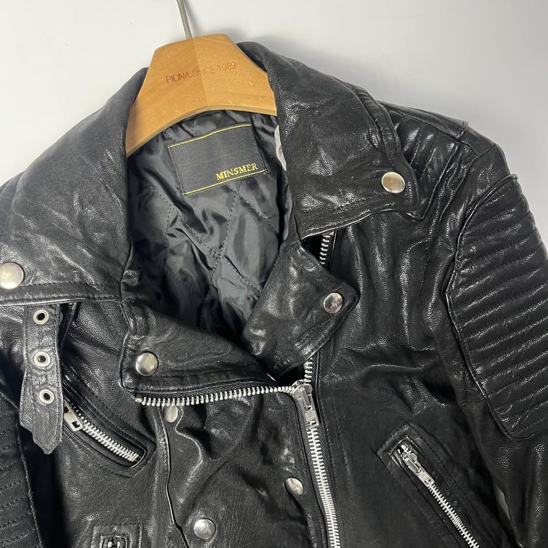[VTG] 빈티지 바이커디테일 램스킨 라이더자켓 상품이미지3
