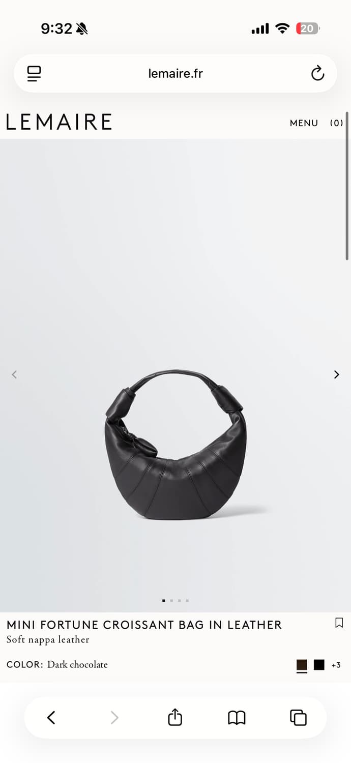 르메르 포춘 미니(블랙) 상품이미지2