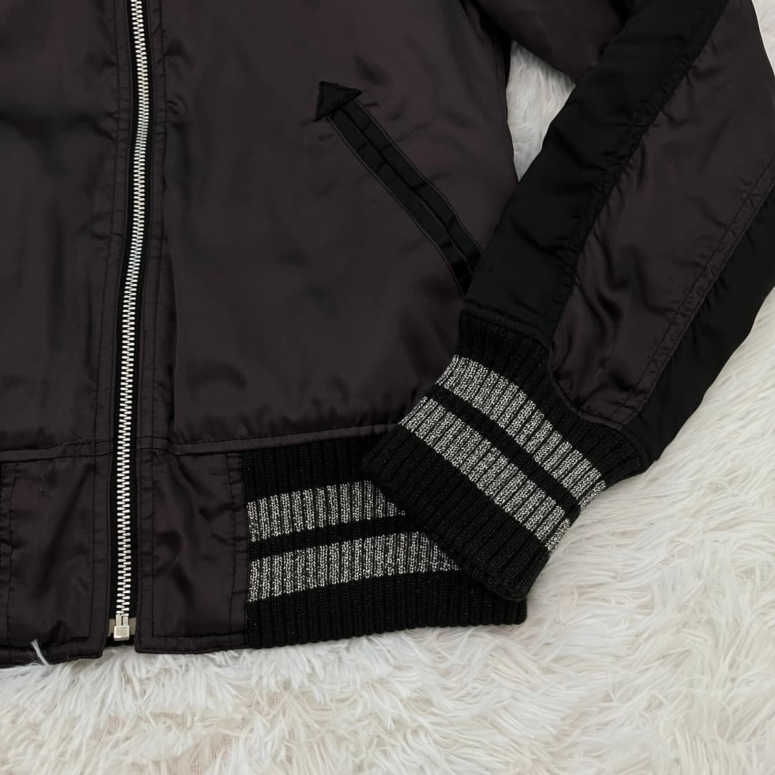 히스테리 글래머 문워크 누빔 블루종 y2k 스트릿 갸루 펑키 일본 상품이미지7