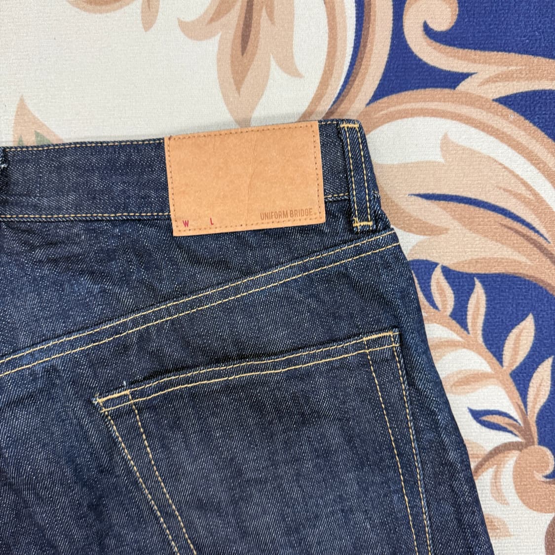 (XL)유니폼 브릿지 진청셀비지 데님팬츠 상품이미지6