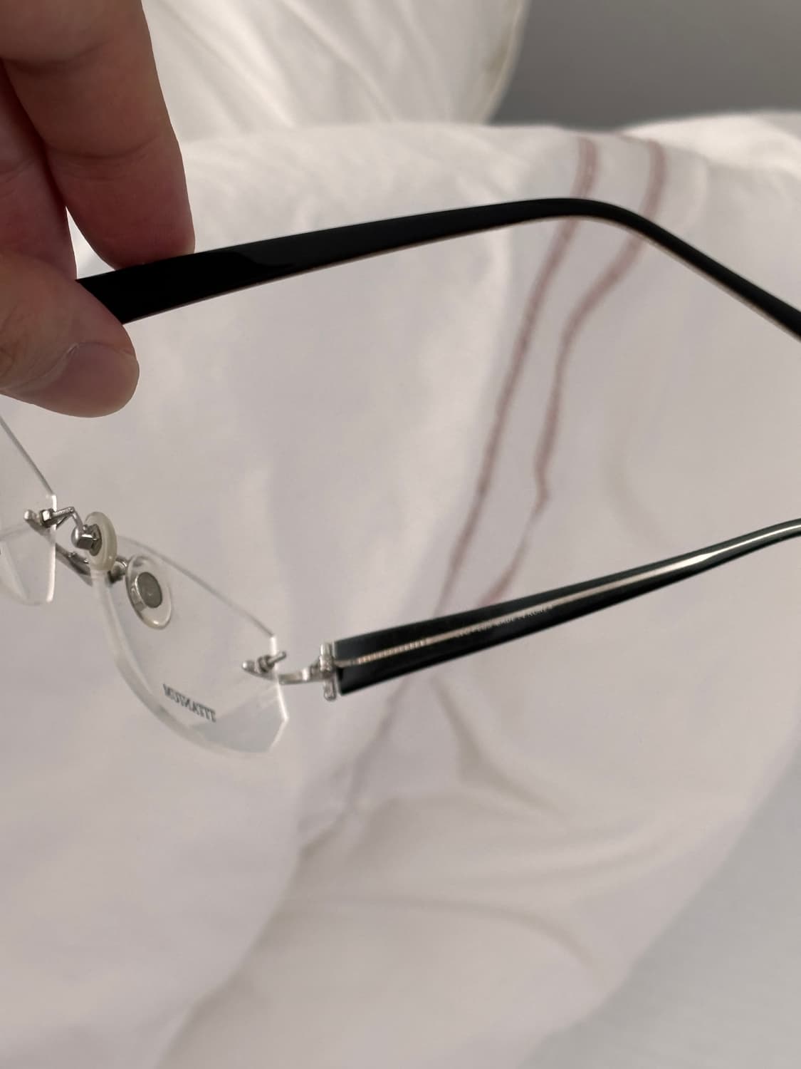 90s 티타늄 무테 안경 CEO Plus / 빈티지 데드스탁 상품이미지6