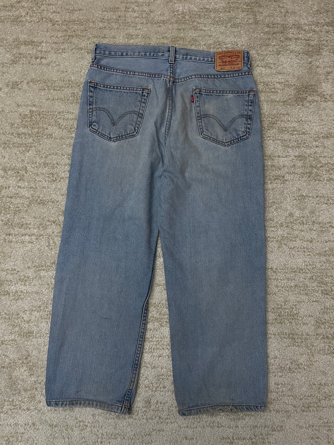 [36] 00s Levis 리바이스 550 36사이즈 라이트 블루 데님 상품이미지2