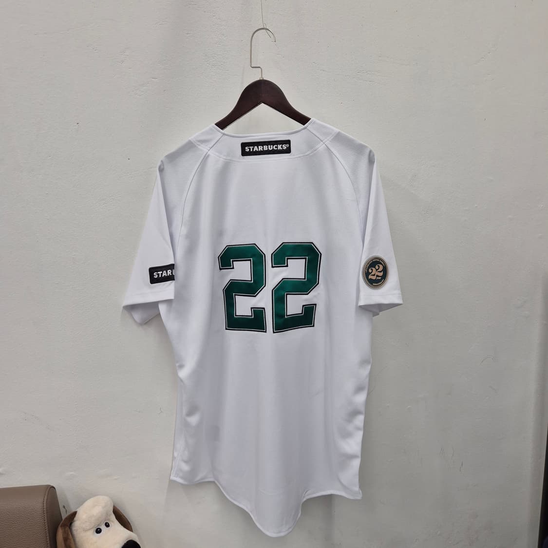 SSG랜더스 스타벅스 22주년 파트너 베이스볼 유니폼 110 상품이미지5