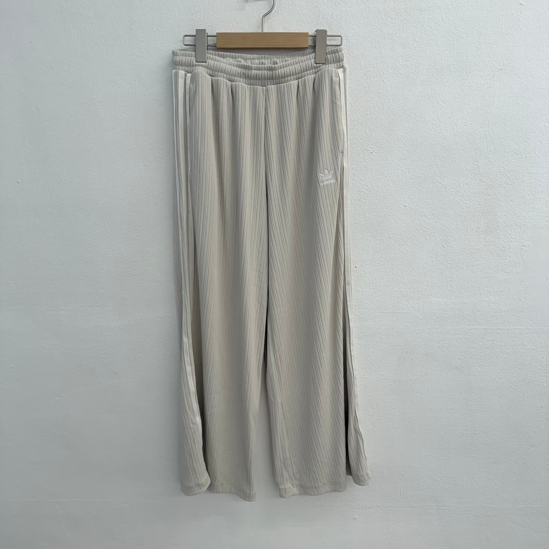 아디다스 삼선 골지 트랙 팬츠 (M) 상품이미지1