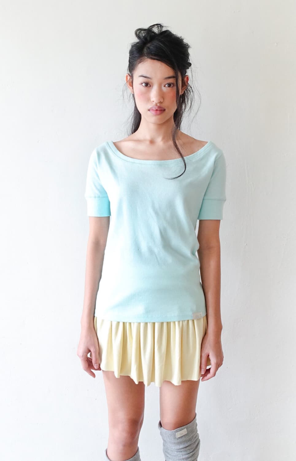 rib half top 민트 상품이미지1