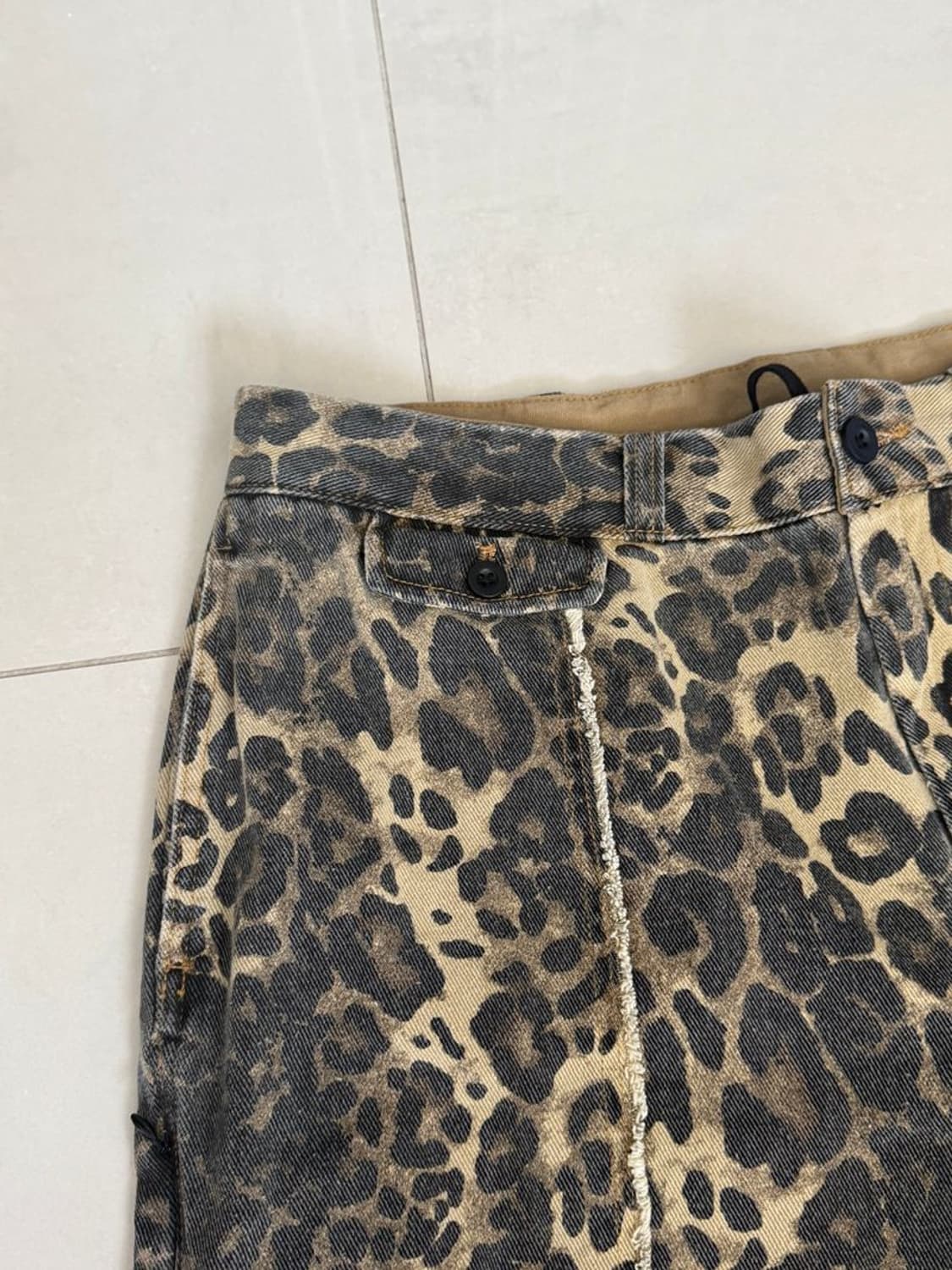 BAGGY SHORT 레오파드 버기 반바지 상품이미지7