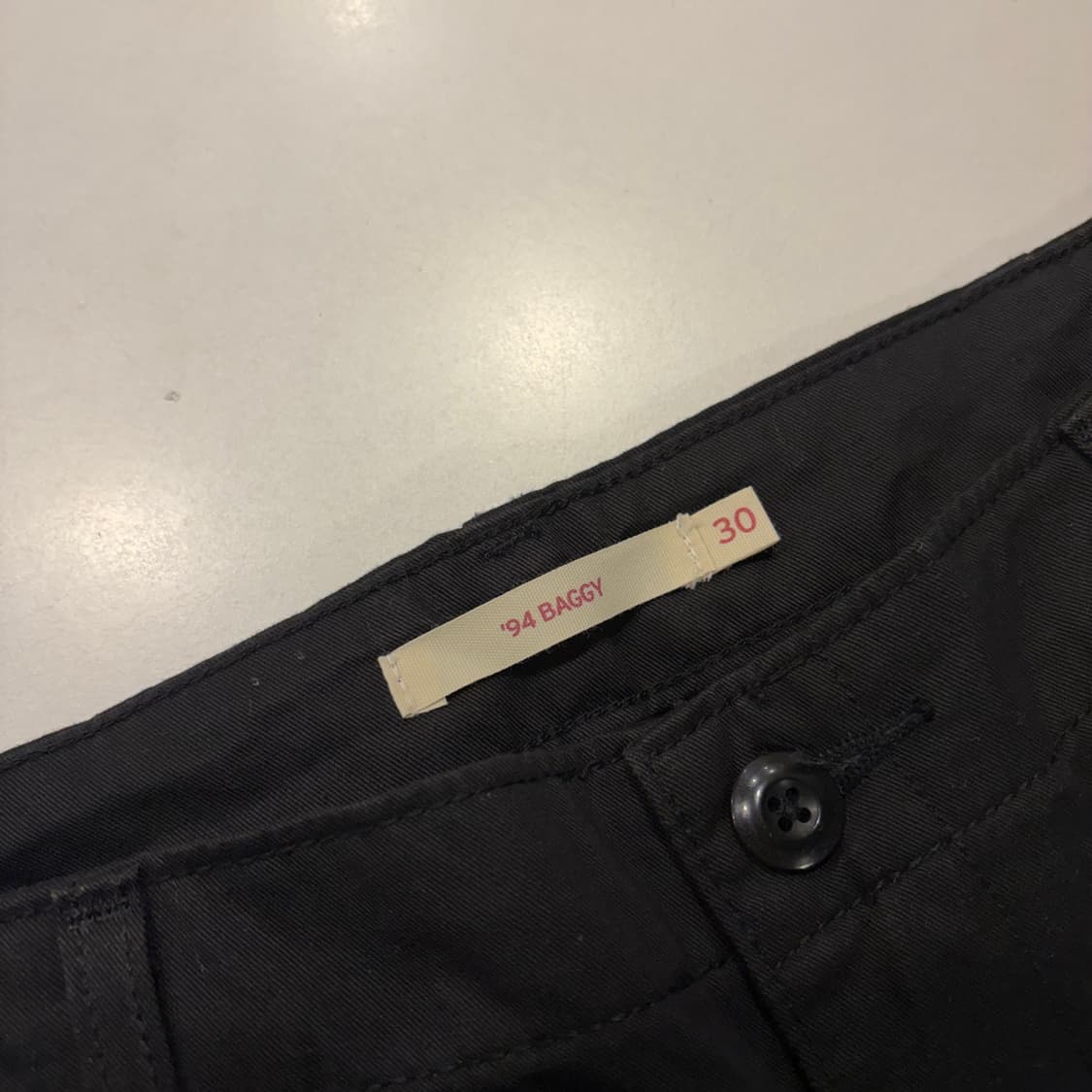 [30] 리바이스 94 배기 블랙 카고 바지 팬츠 D510 상품이미지7