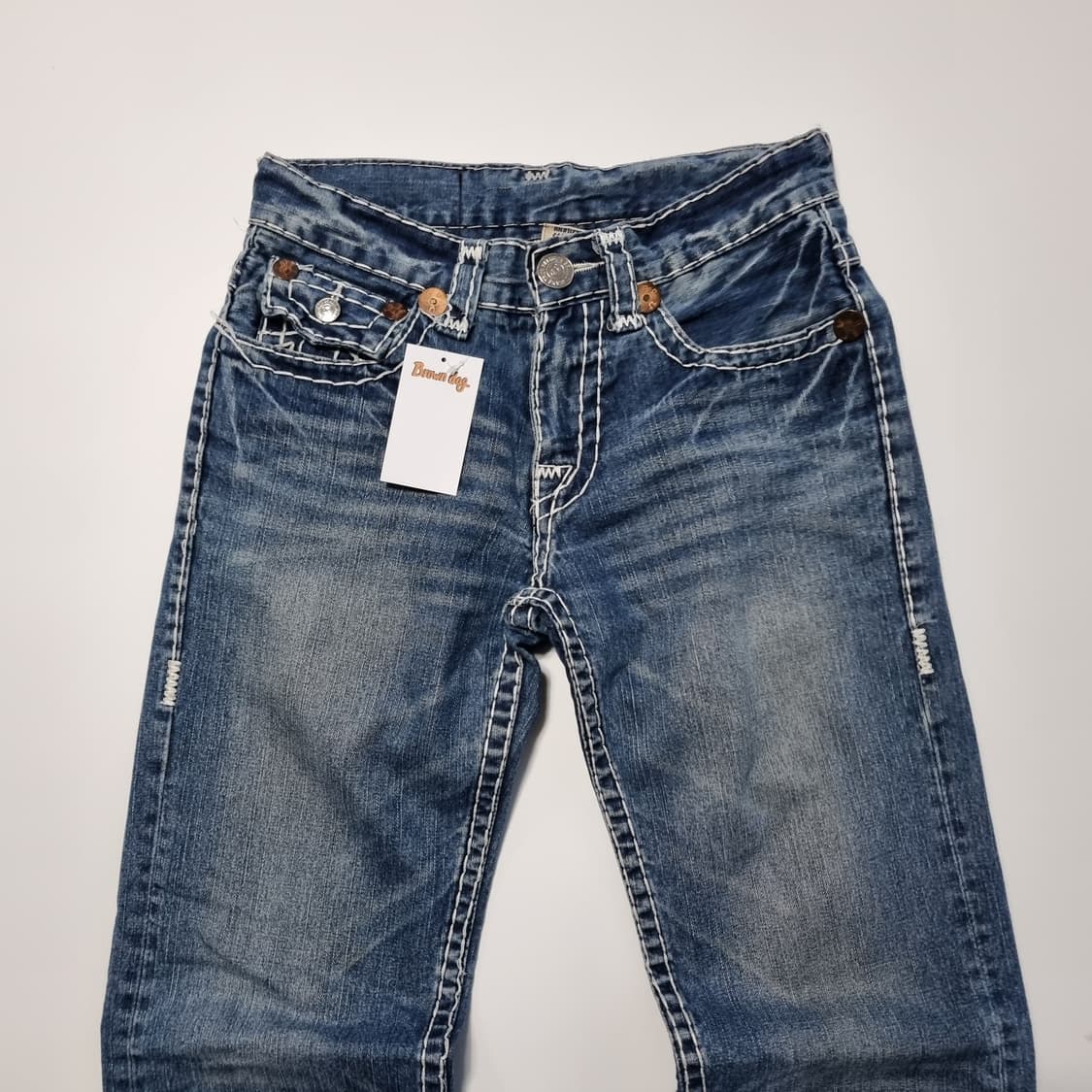 트루릴리전 부츠컷 워시드 팬츠  상품이미지5