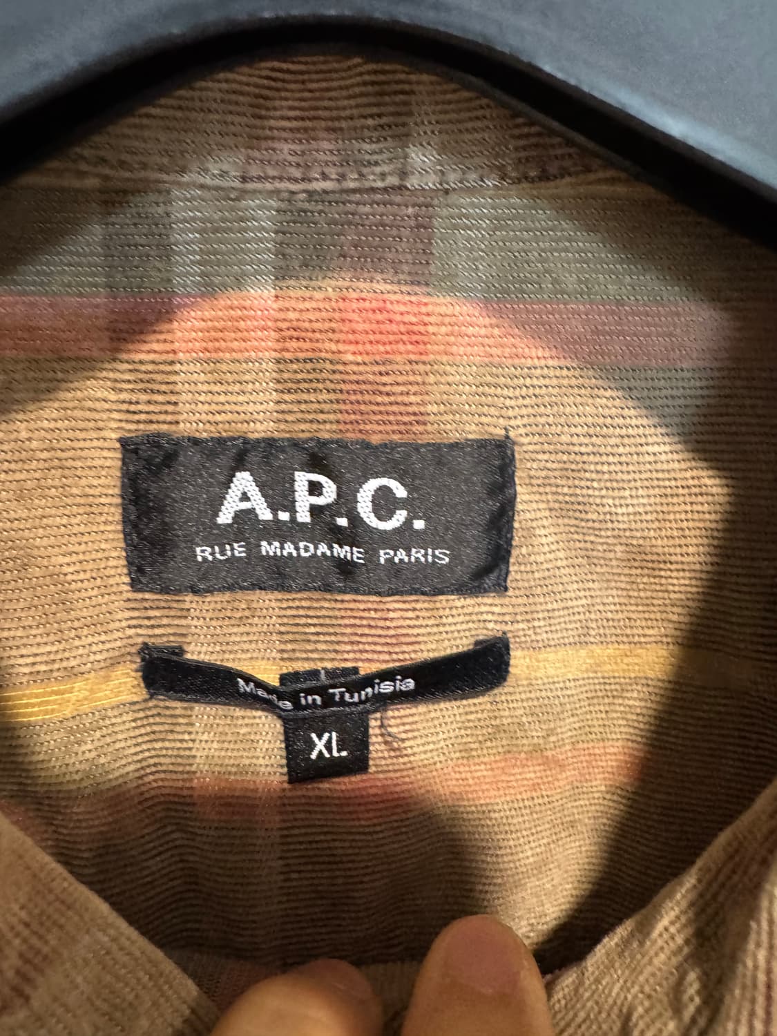 APC 아페쎄 코듀로이 웨스턴 셔츠 상품이미지3