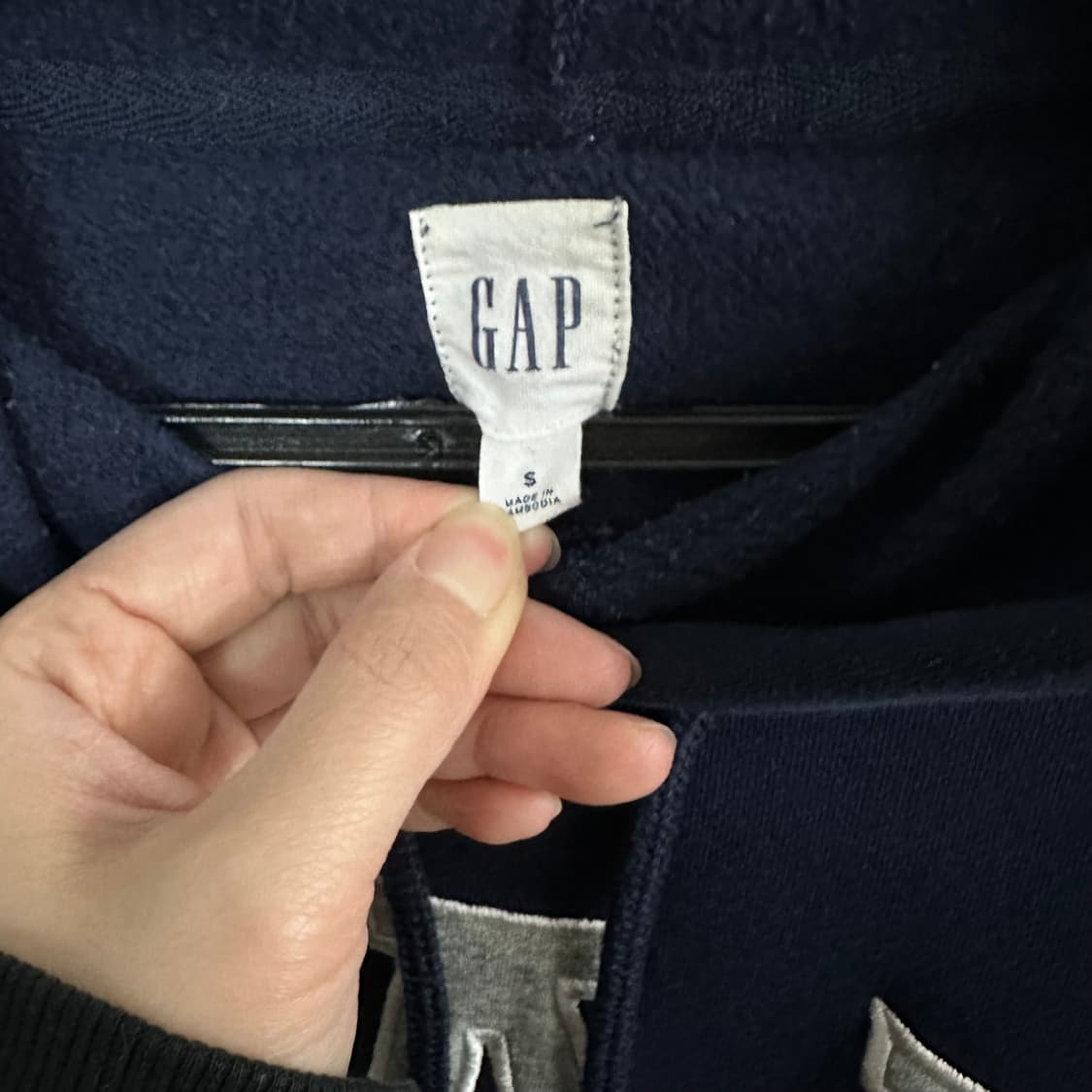 (M) GAP 갭 네이비 후드티 상품이미지5