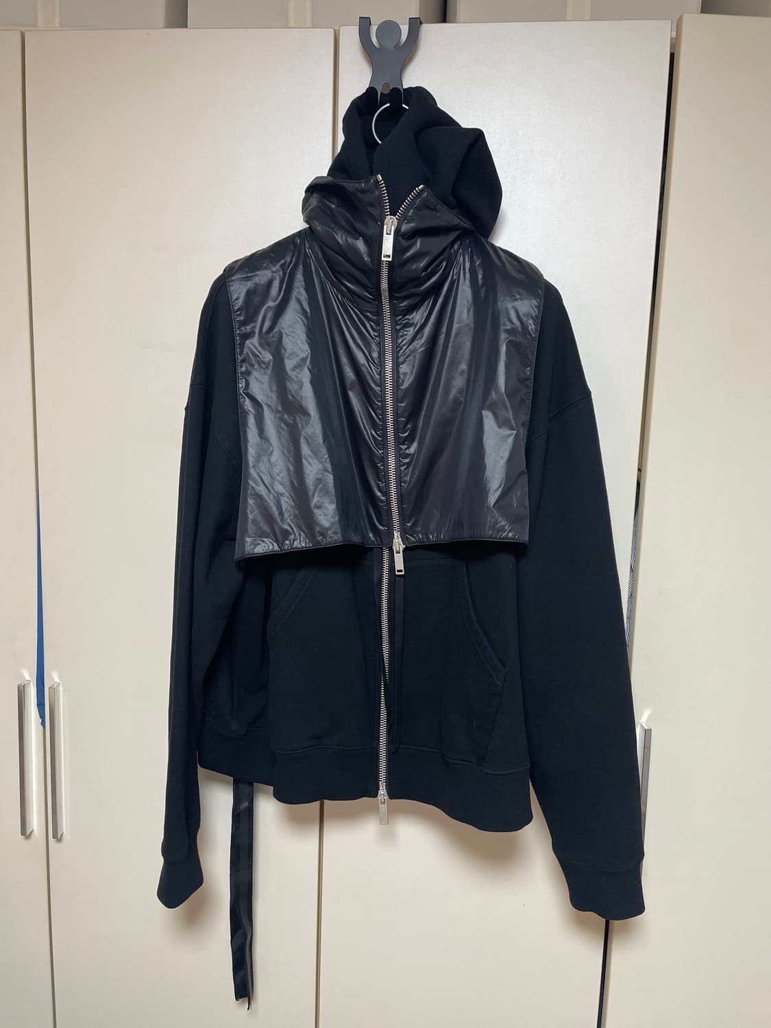 Unravel Project의 블랙 코튼 후드 자켓 M 상품이미지1