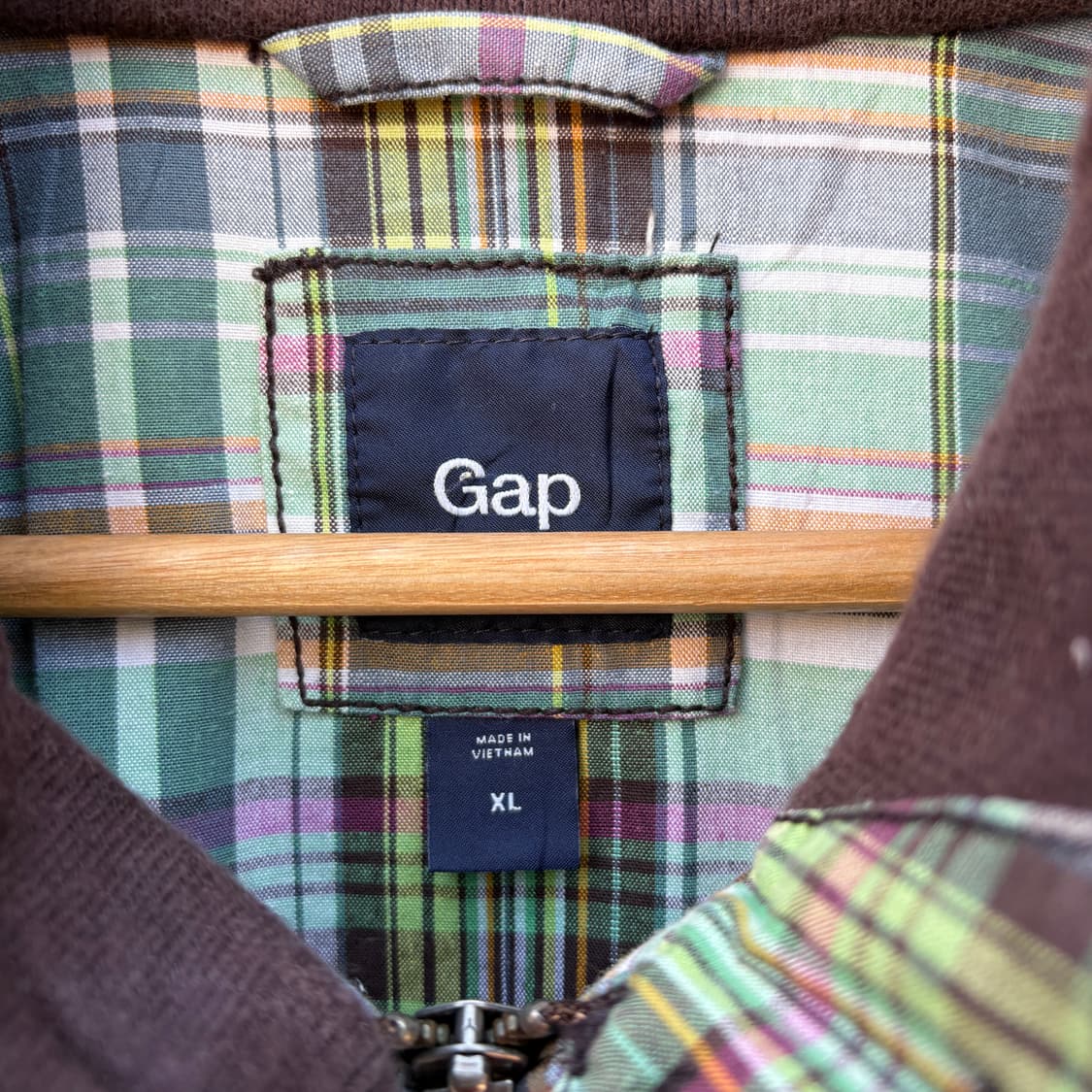 Gap 갭 G9 체크 자켓 상품이미지3