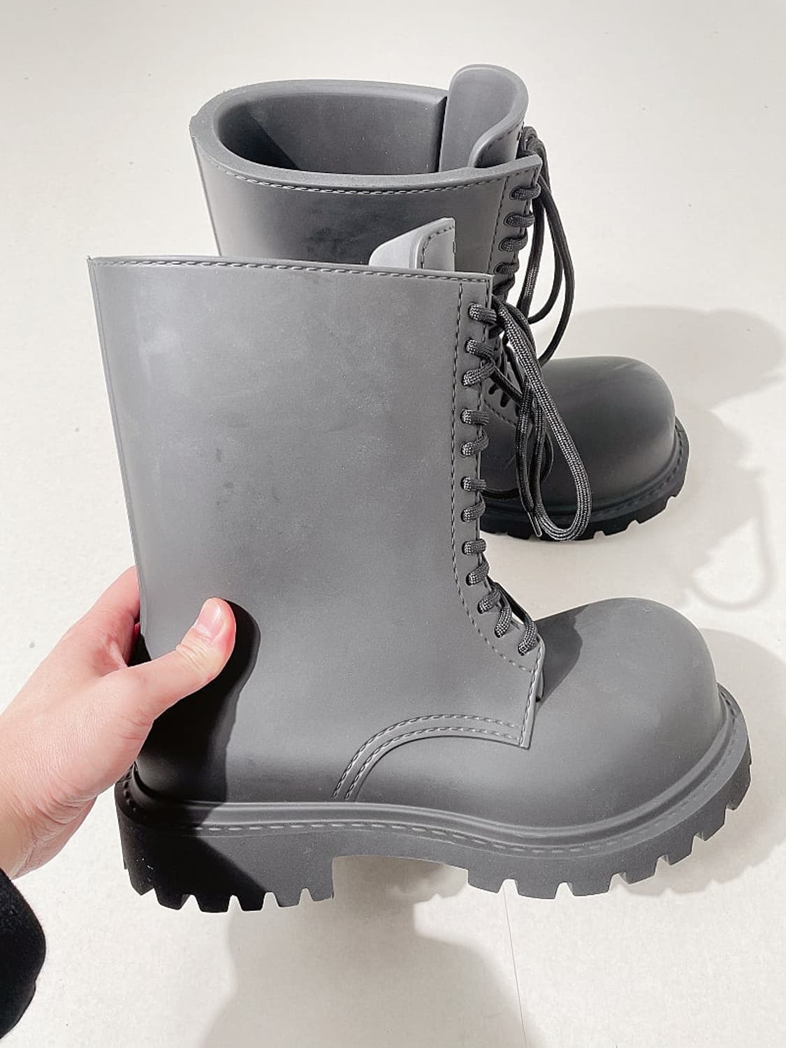 (정품/새상품) 발렌시아가 남성 블랙 풀 에바 스테로이드 부츠 상품이미지3