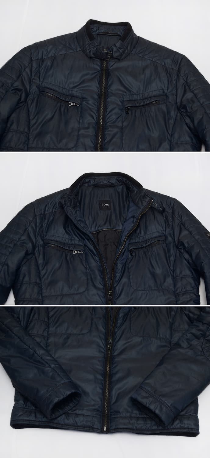 휴고 보스 라이트 소프트쉘 패디드 싱글 라이더 자켓 (52 / 100+) 상품이미지4