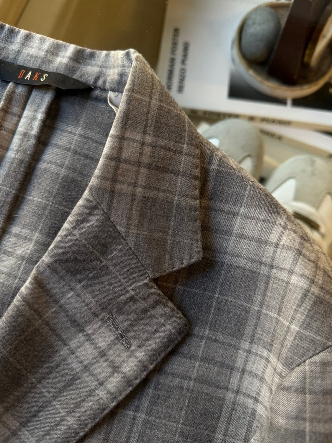 닥스 올드본드 스트릿 피아첸자 캐시미어 테일러드 자켓 100 상품이미지6