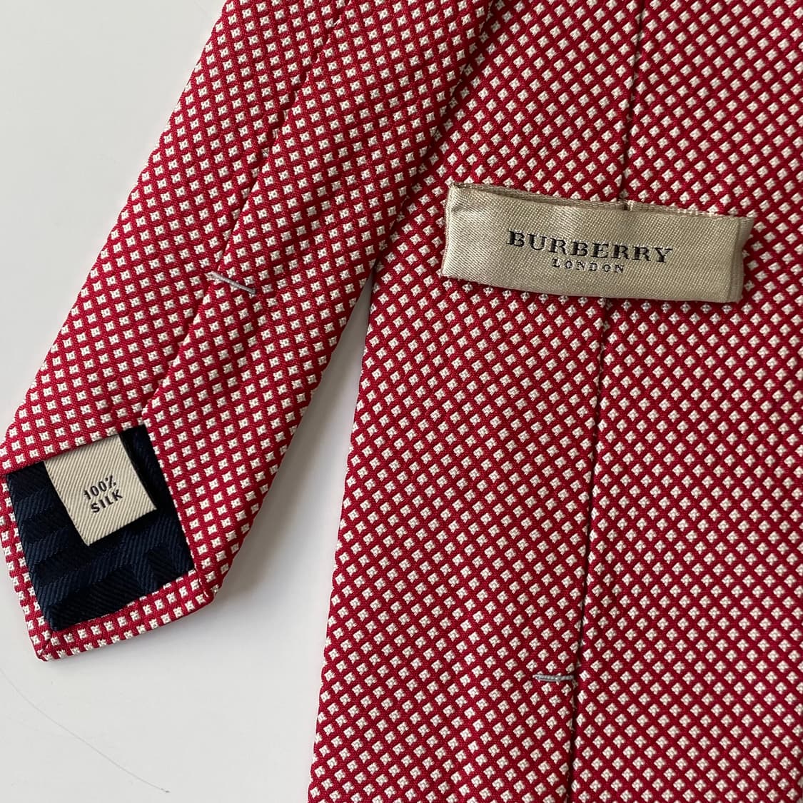 신형라벨 버버리 명품 정품 넥타이 (Burberry) 상품이미지6