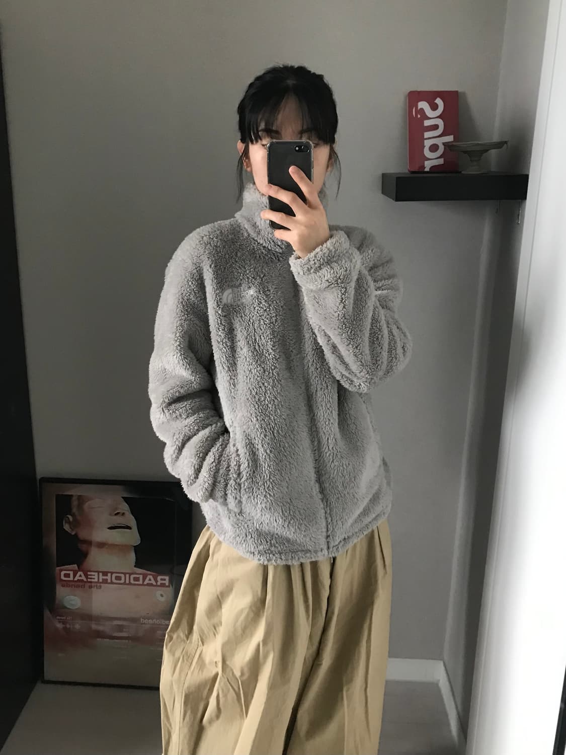 노스페이스 화이트라벨 컴피 플리스 집업 상품이미지3