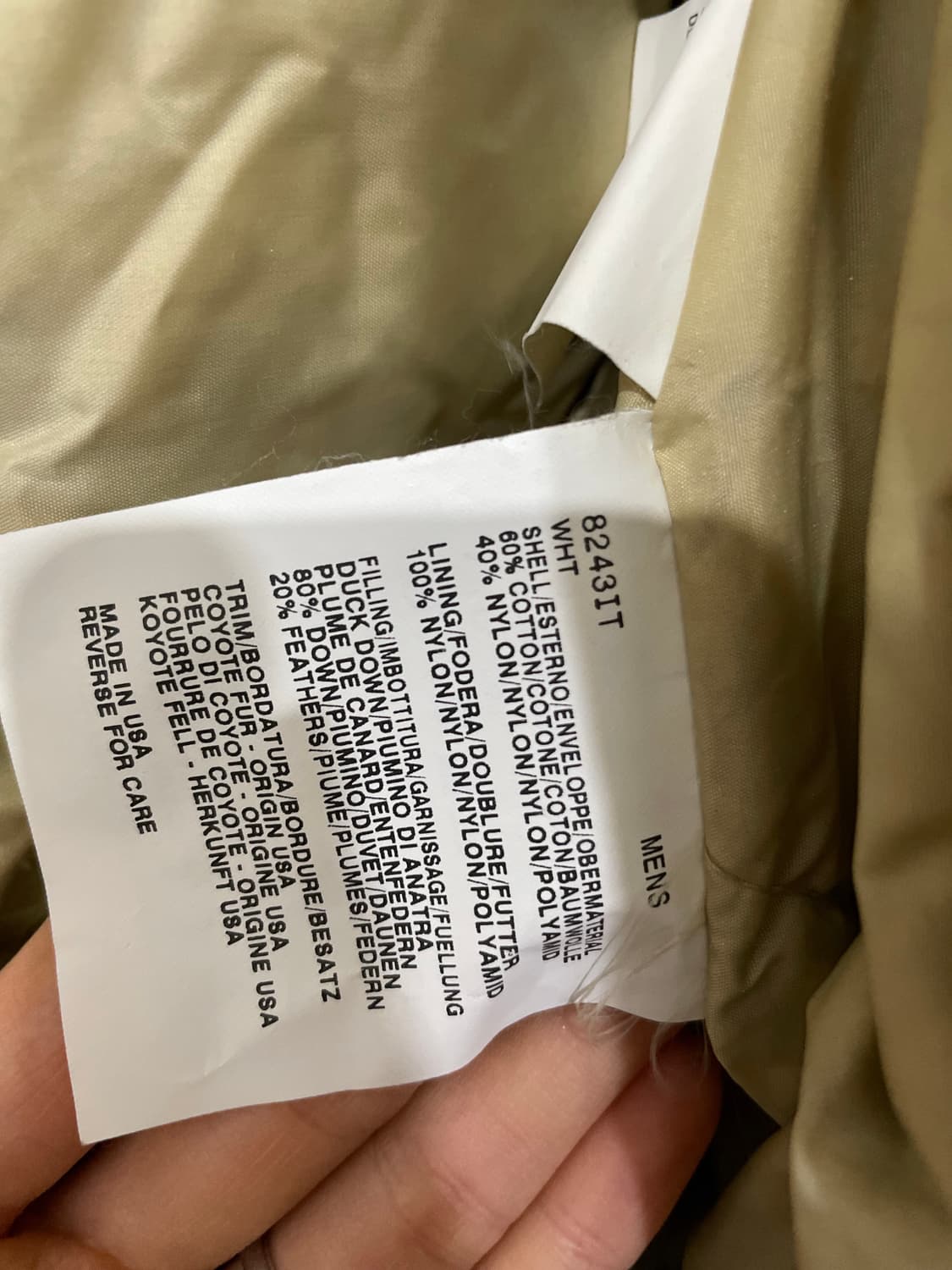 Woolrich 울리치 아틱 패딩 (M) 상품이미지5