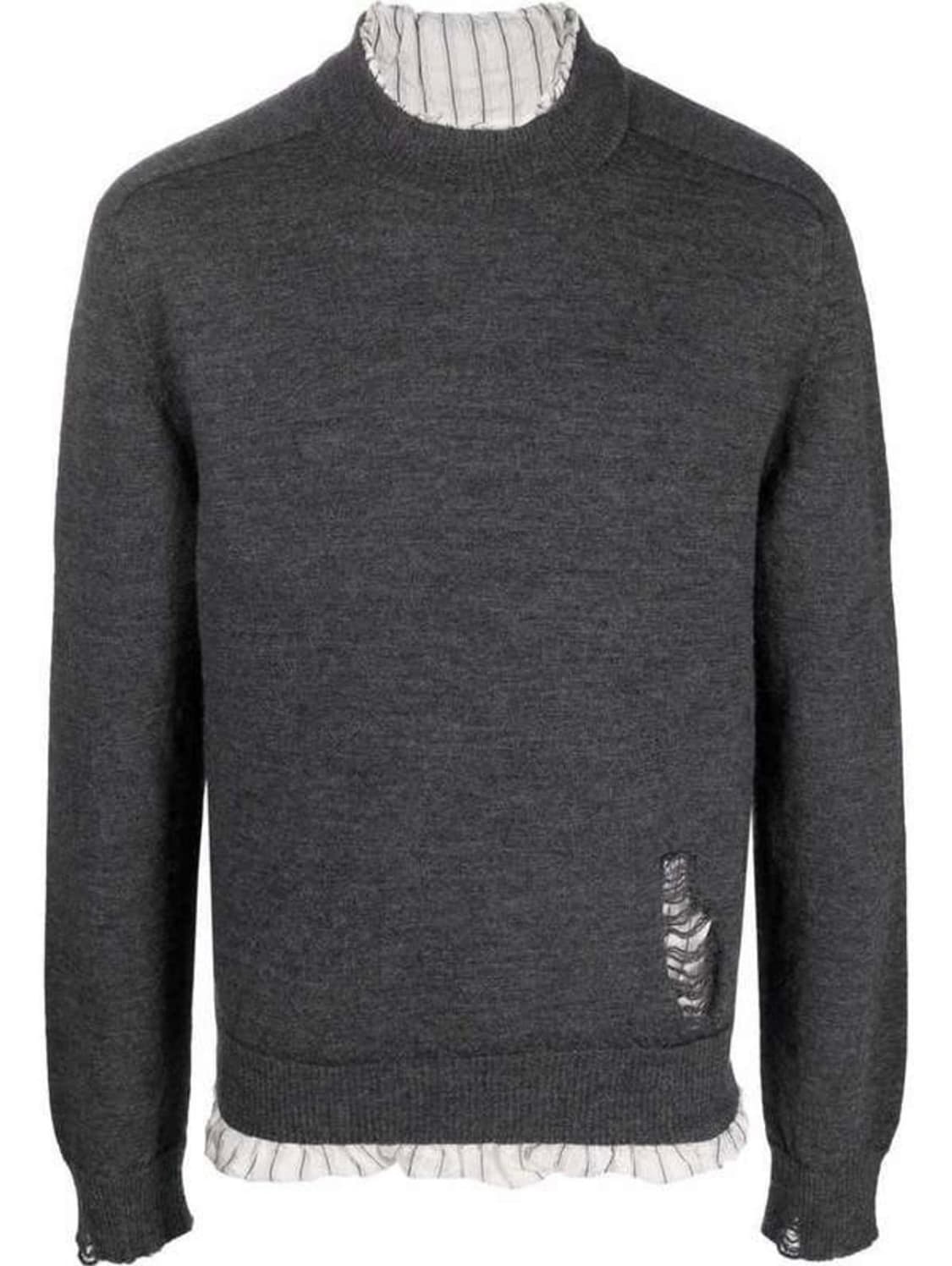 L) 마르지엘라 디스트레스드 레이어드 니트 상품이미지1