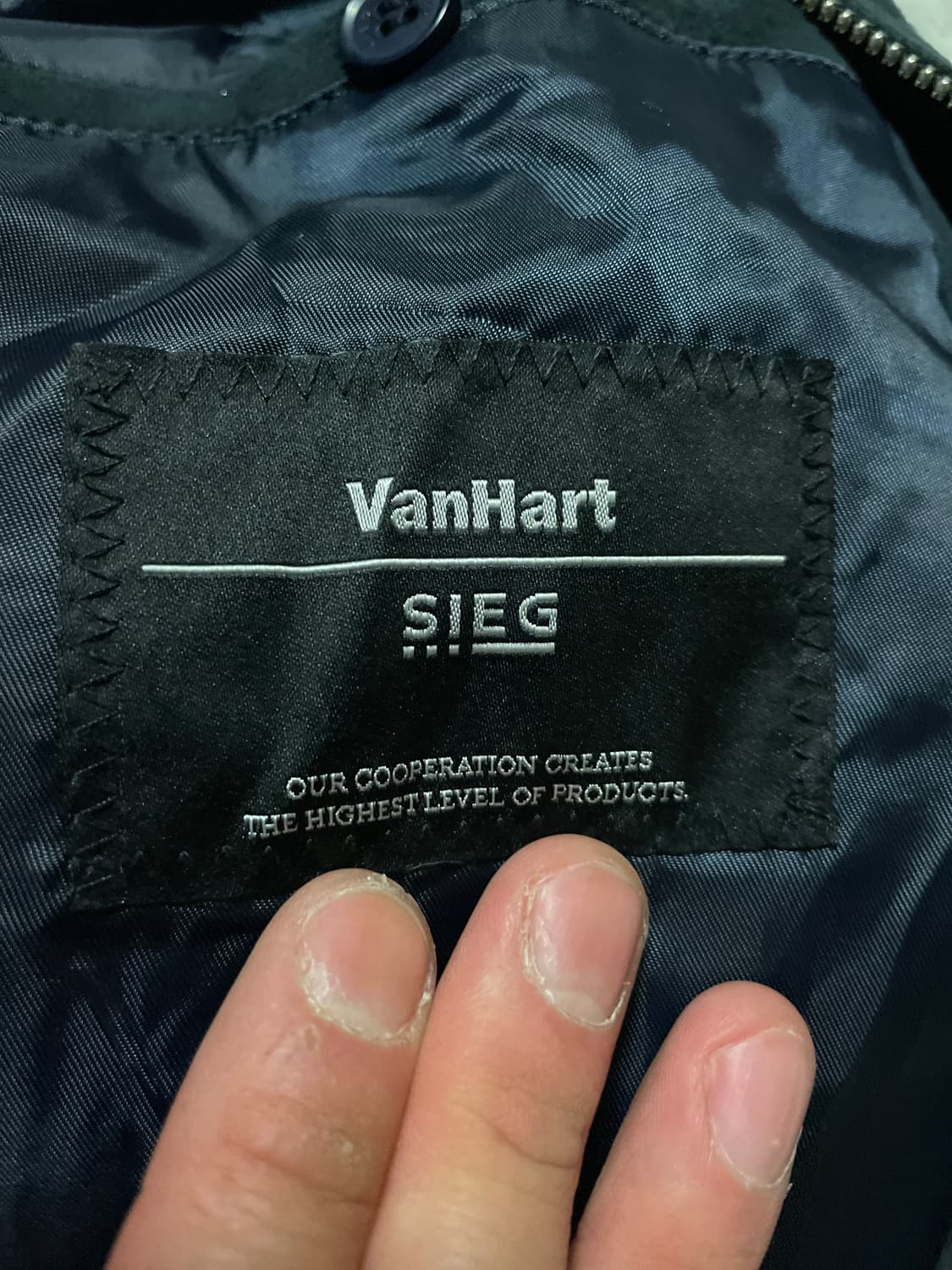 VANHART X SIEG 웨스턴 무드 염소가죽 스웨이드 레더 자켓 상품이미지7