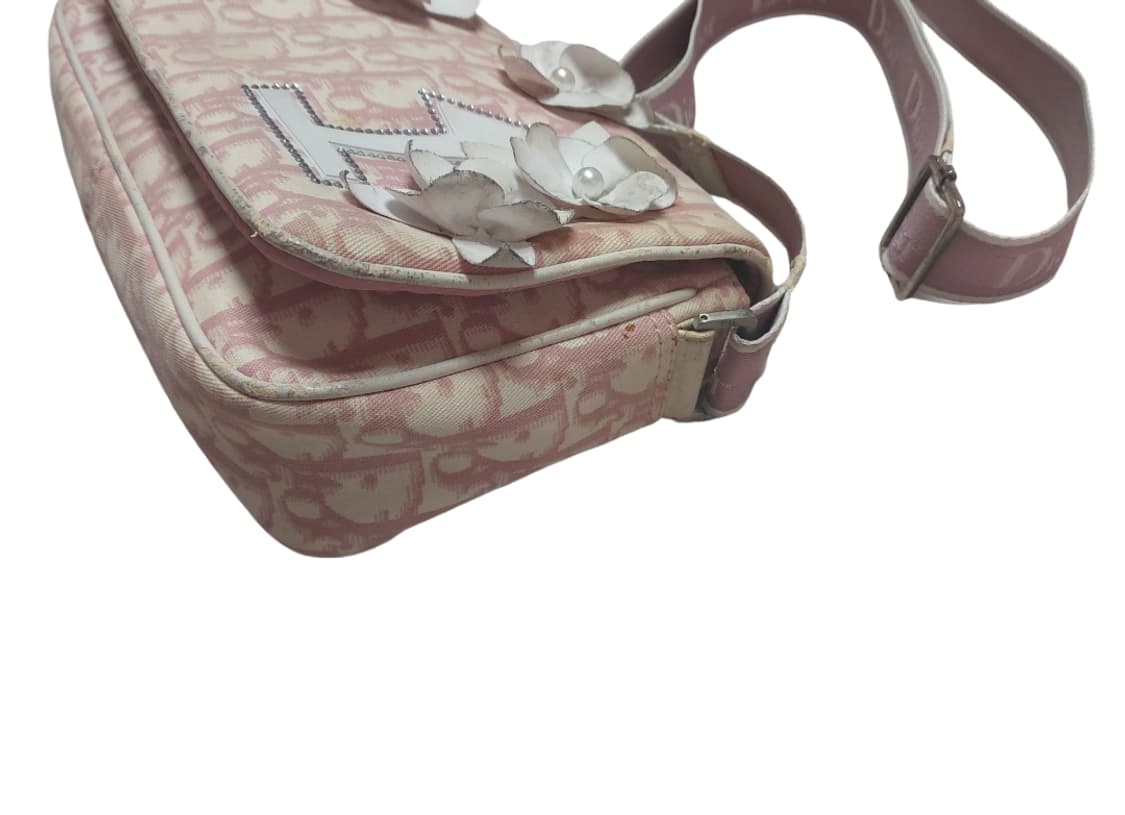 디올 오블리크 걸리 플라워 크로스백 (정품) 상품이미지9