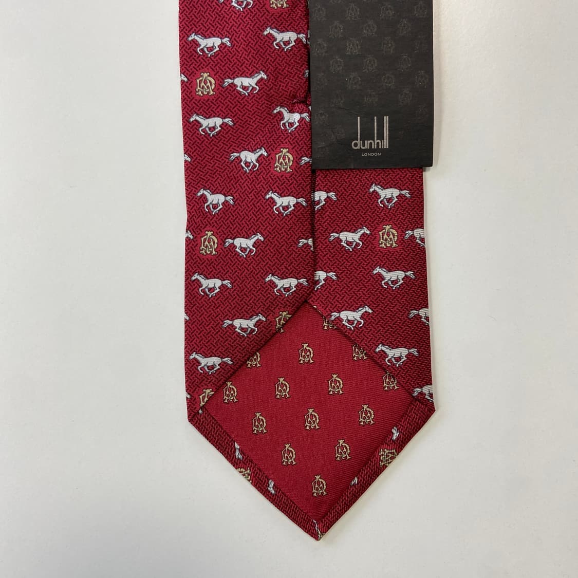 미사용품 택달린 던힐(dunhill) 명품 정품 넥타이 8.2cm 상품이미지7