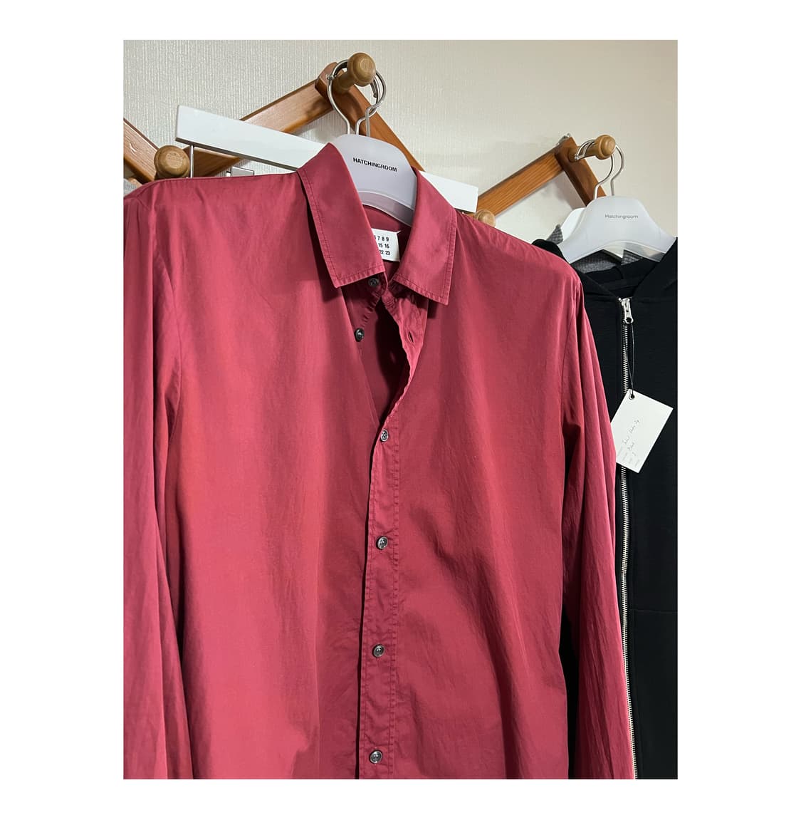 Margiela burgundy shirts 48 상품이미지1