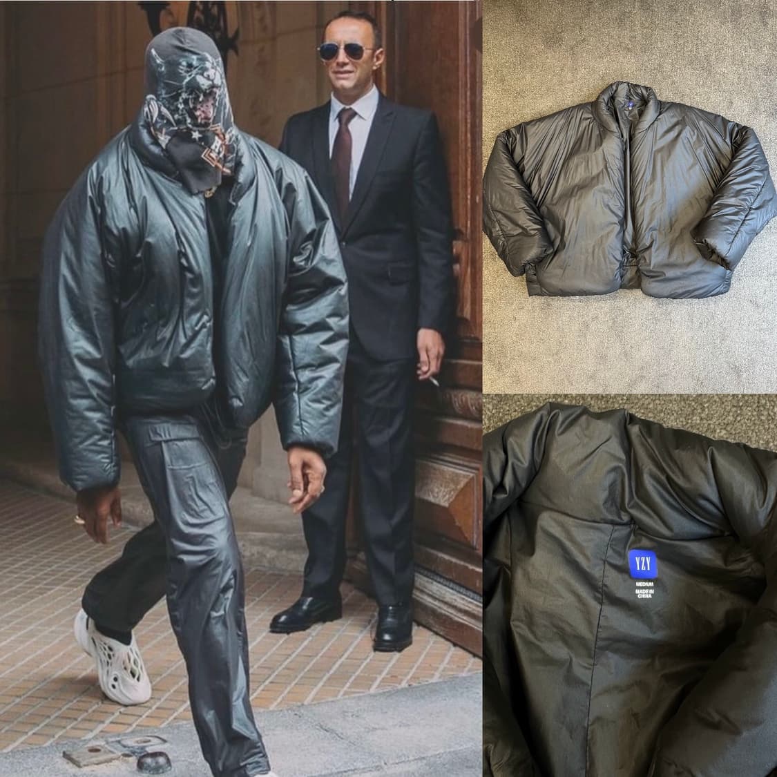 이지 갭 엔지니어드 바이 발렌시아가 라운드 재킷 블랙 M 상품이미지1