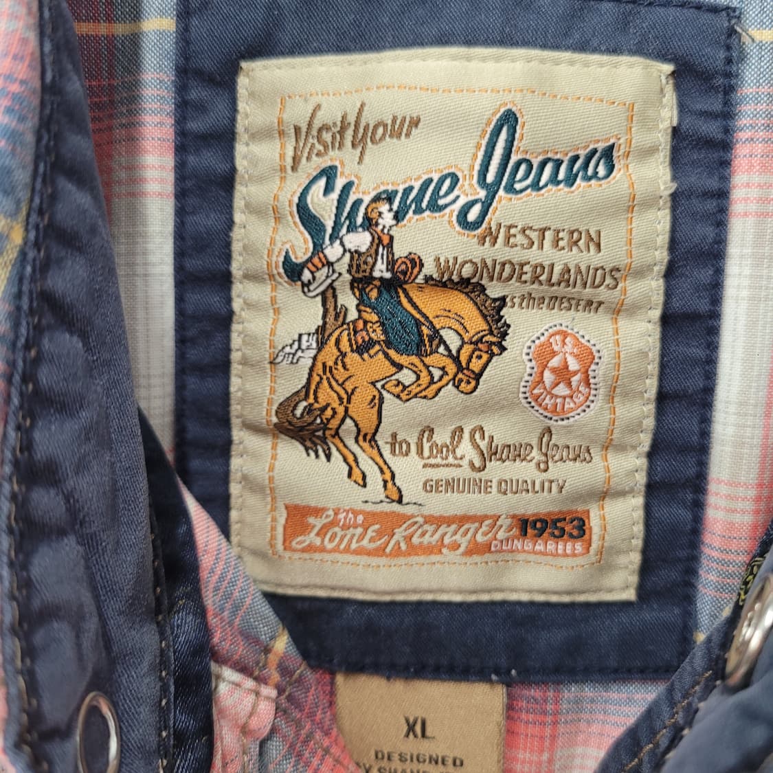 Shane Jeans 쉐인진스 웨스턴 체크 셔츠 상품이미지4