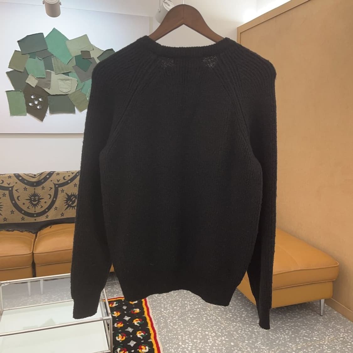 앤더슨벨 빈티지 모던시크 올블랙 니트 S C07303 상품이미지4