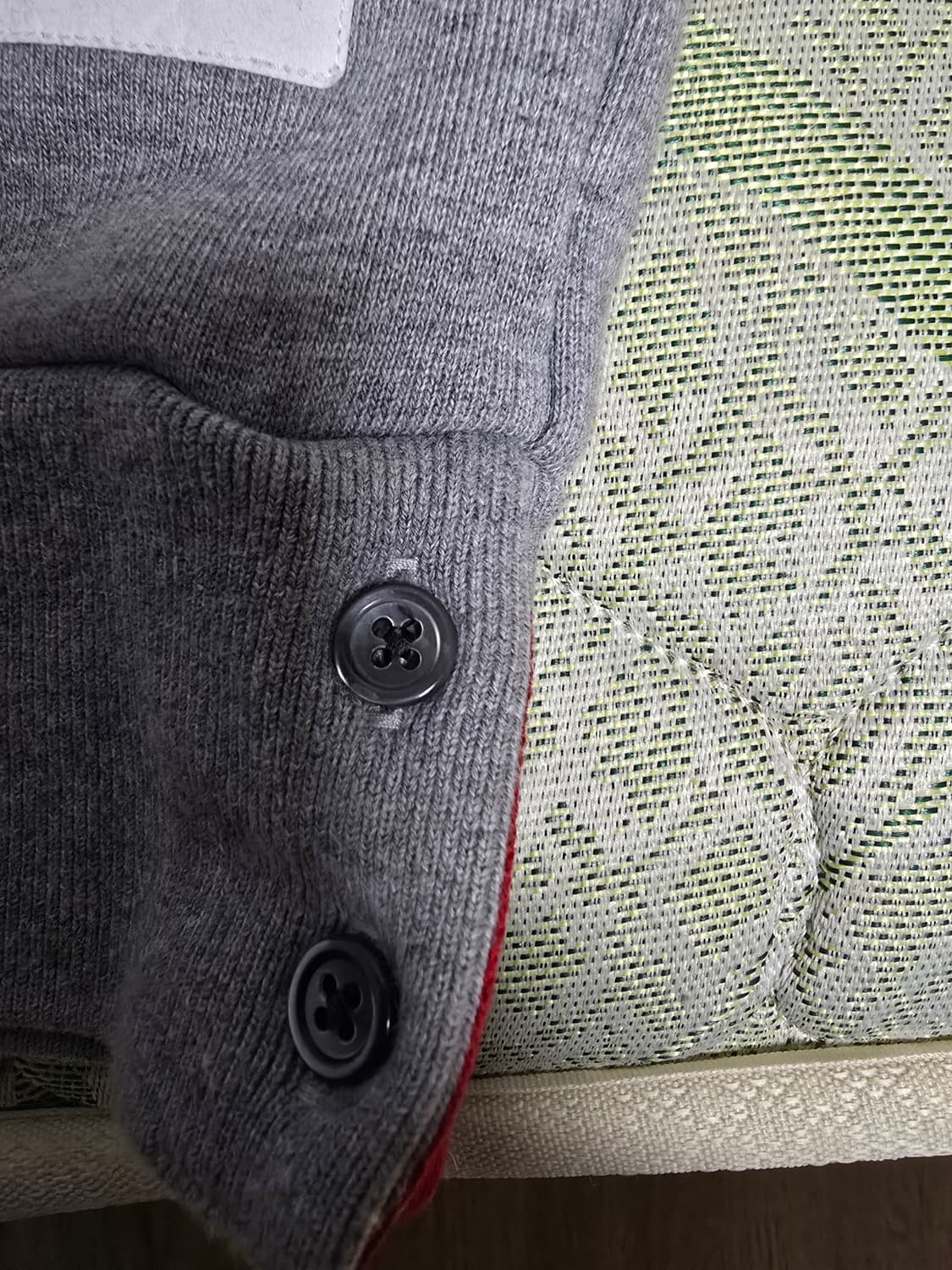 (새상품급)톰브라운 백삼선 그레이 맨투맨 5사이즈 상품이미지6