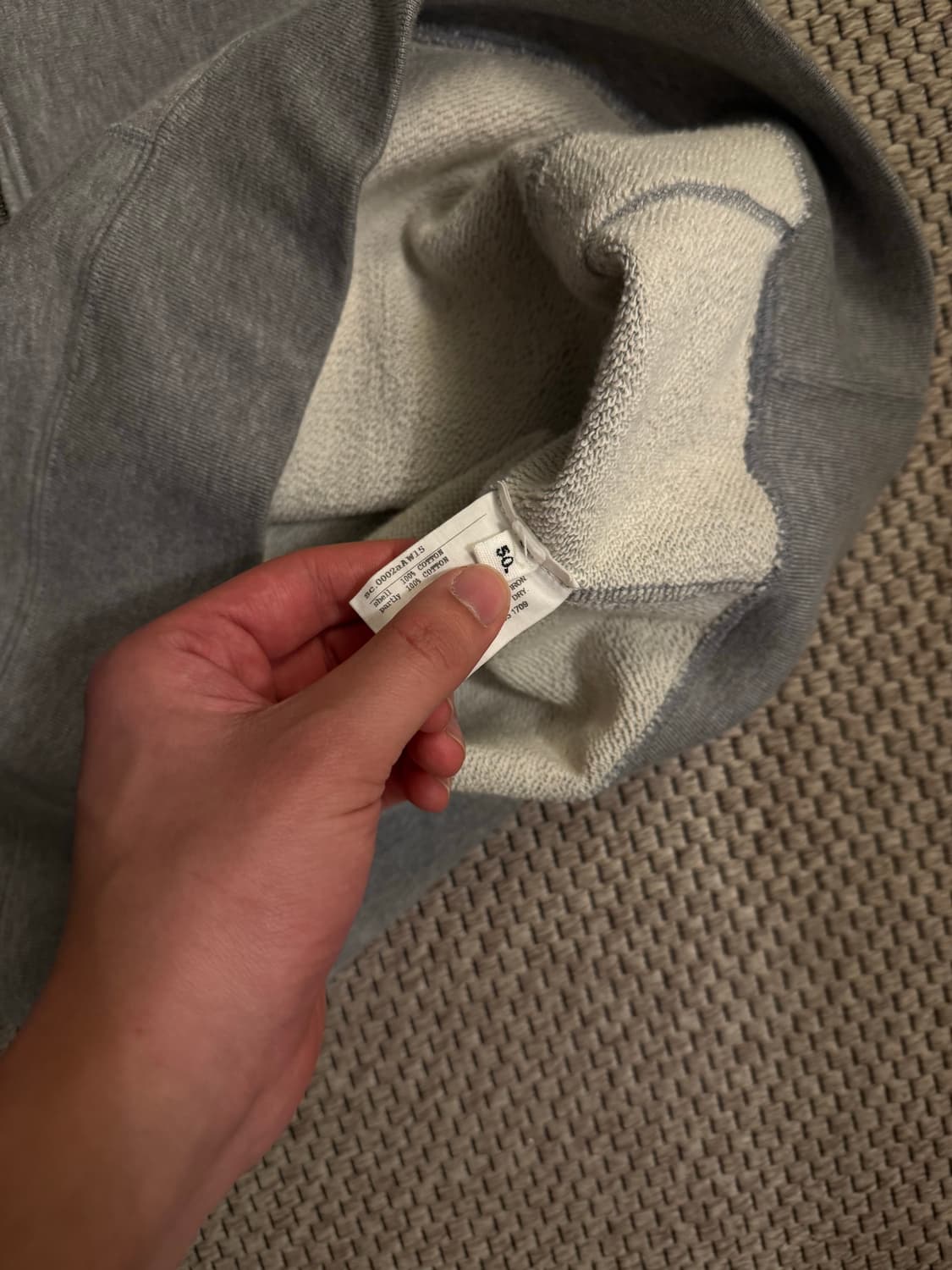 솔로이스트 15aw 후드집업 50 상품이미지6