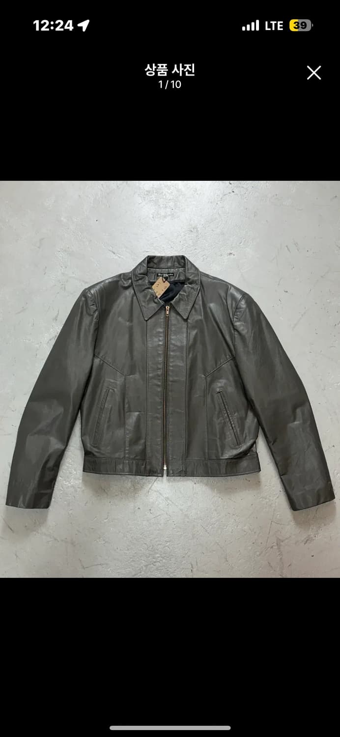 [L] 80's 시어스 크롭 레더자켓 빈티지 레더 자켓 상품이미지3
