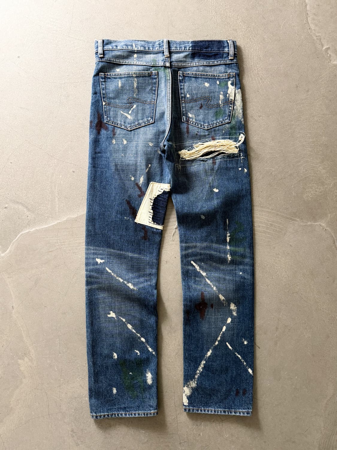 Bonds & Peace Patchwork Denim Pants 상품이미지2