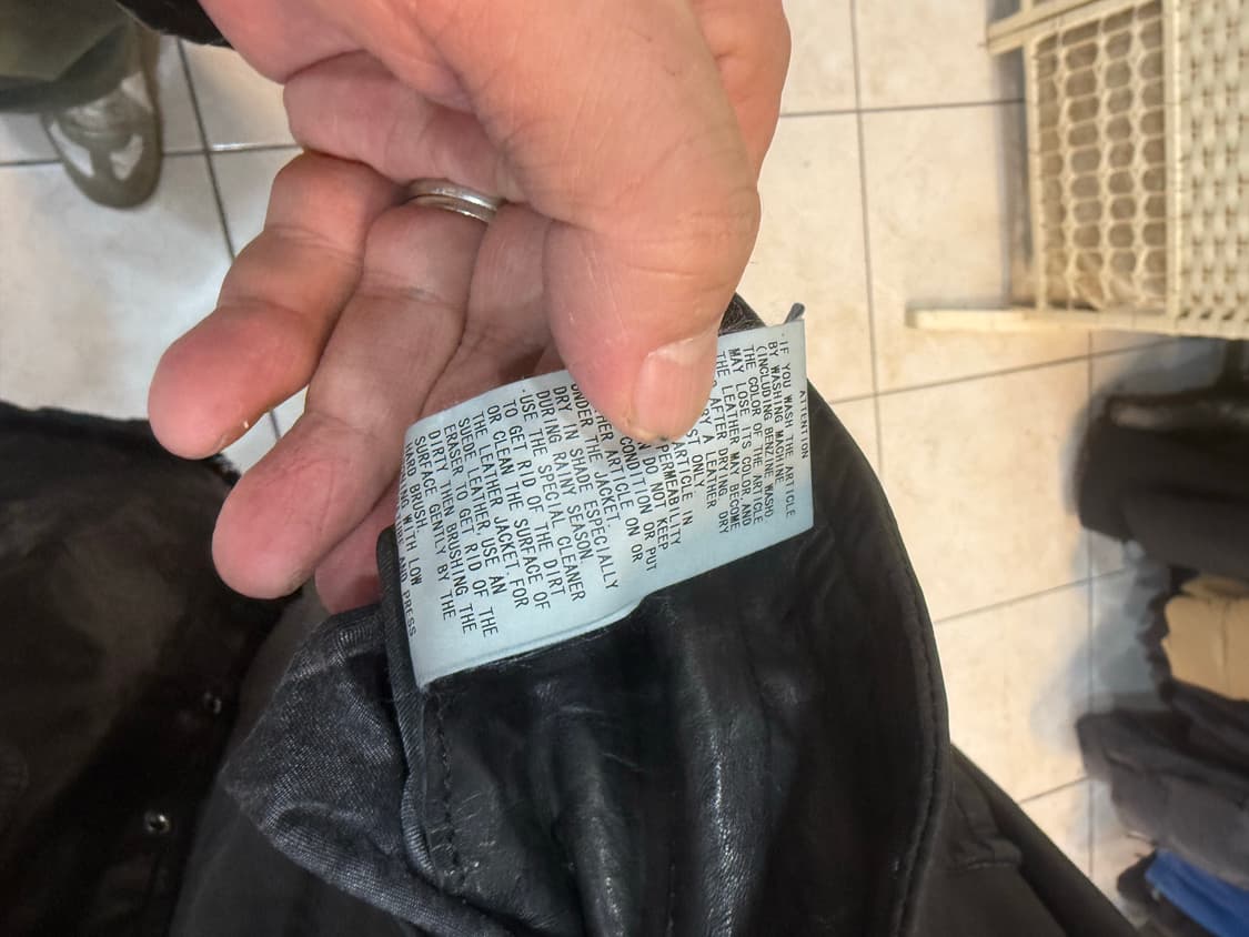 48/105 정품 미하라야스히로 백러시 가죽자켓 팝니다 상품이미지8