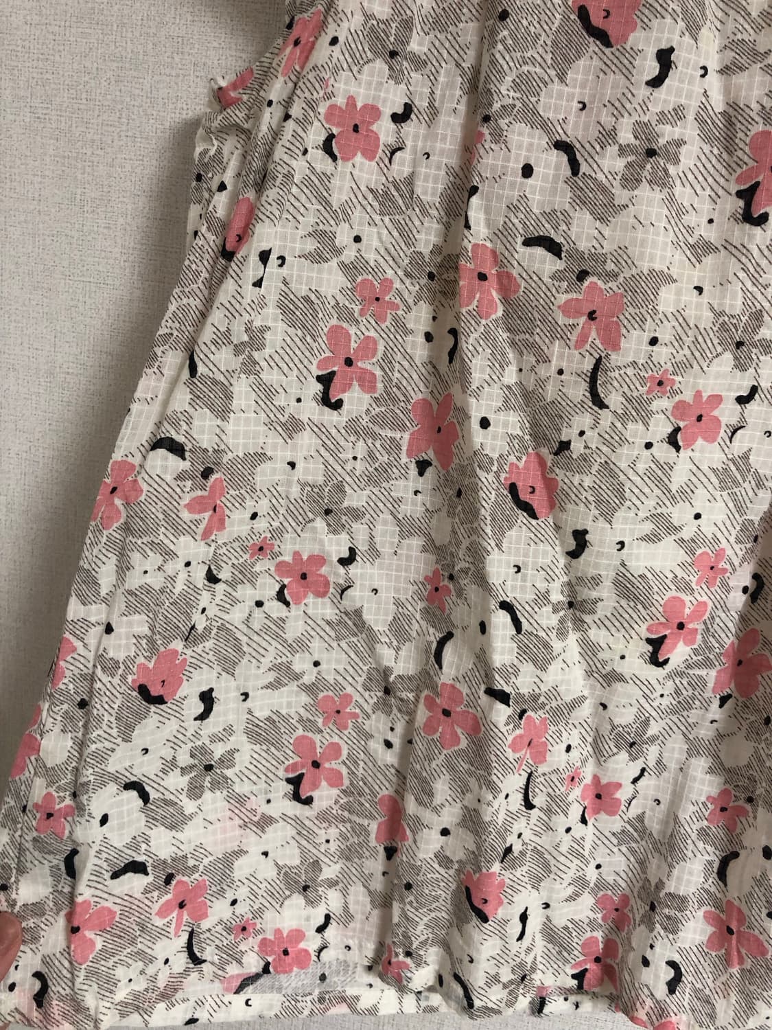 꽃무늬 반팔 블라우스 상품이미지3