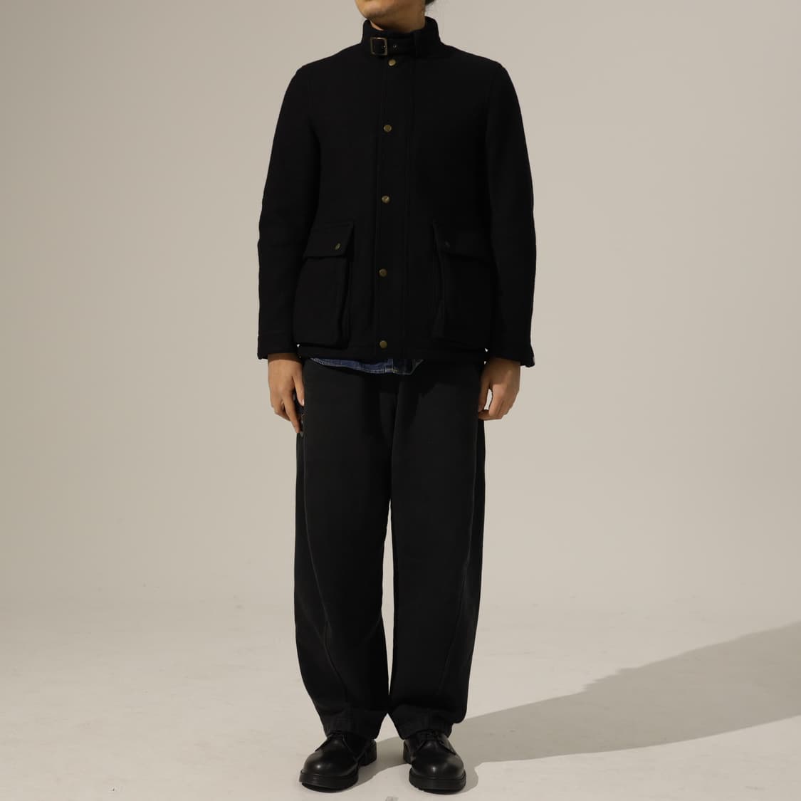 International gallery beams 울 하이넥 자켓 상품이미지2