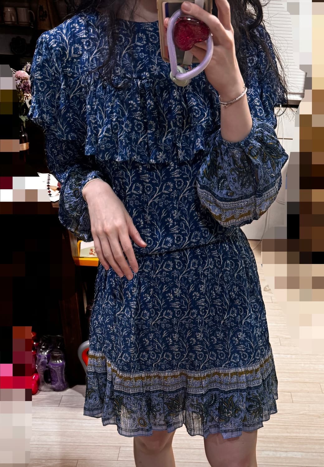 44 마른55 텍달린 새상품 바네사부르노 정가90만 에스닉 원피스 마쥬 상품이미지2