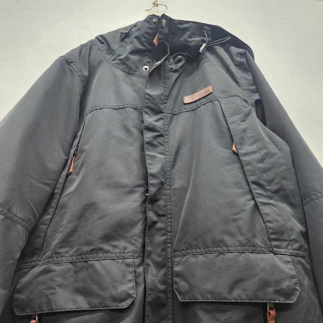 콜롬비아 650 덕다운 후드 스트링 투웨이 패딩M(L~XL) 상품이미지2